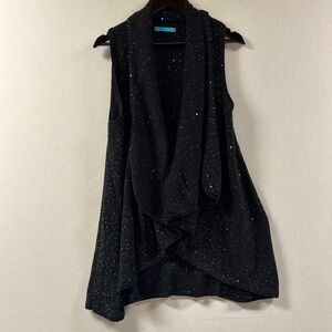 Alice + Olivia draped neck sequin vest
Size M